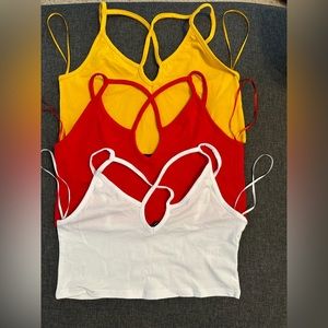 Ambiance soft cropped tops bundle